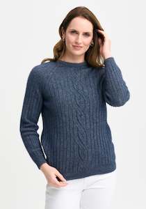 Clothing: Possum Merino Brittany Crew Sweater - Merinomink