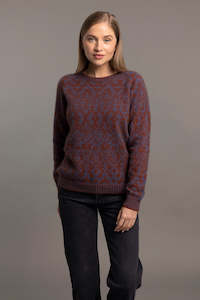 Possum Merino Fair Isle Pullover - McDonald Textiles