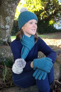 Possum Merino Childs Cottontail Scarf - Cosy Kiwi