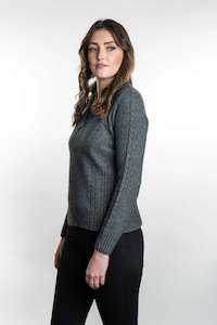 Possum Merino Polo Collar Jumper - Koru Knitwear