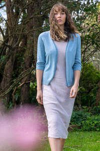 Merino + Cotton Flo Cardigan - Lothlorian Knitwear