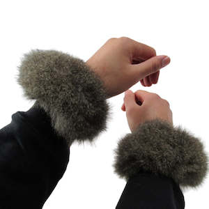 Clothing: Genuine Possum Fur Wrist Cuffs - Rozcraft NZ