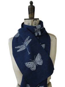 Merino Wool Dragonfly Scarf - Kate Watts