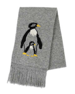 Merino Wool Penguin Scarf - Lothlorian Knitwear