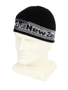 Merino Wool NZ Fern Beanie - Lothlorian Knitwear