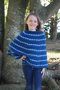 Possum Merino Girls Poncho - Cosy Kiwi