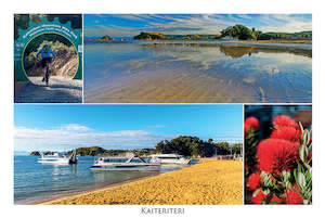 Greeting card: 037 - Post Art Postcard - Kaiteriteri Composite