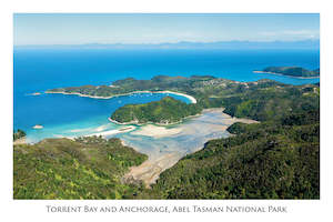 Greeting card: 2 - Post Art Postcard - Torrent Bay, Abel Tasman National Park