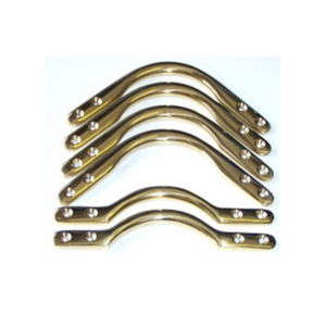 Pool Table Pocket Brackets Set of 6 – Brass