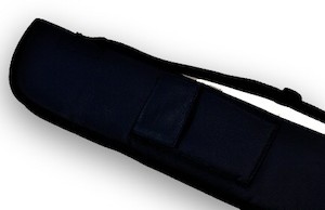 Peradon Vinyl Short Zip 2PC Cue Case