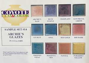 Coyote Archie’s Glaze Sample Set