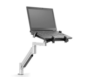 RAISE single monitor arm + laptop tray Powercore