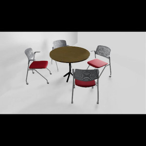 Meeting Table + 4 chairs Powercore