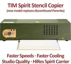 Thermofax and Stencil Supplies: TIM Tattoo Spirit Stencil Copier | New Model with HiRes Spirit Carrier | NZ. Warranty with full local support.