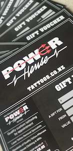 Powerhouse Tattoo Gift Vouchers