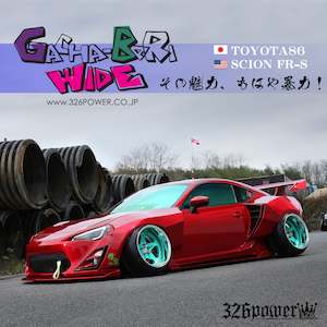 326POWER Gachabari【がちゃバリWIDE】BRZ/FRS/Toyota 86 Widebody Conversion