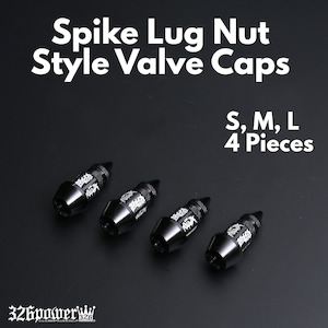 Valve Caps: 326POWER Spike Lug Nut Style Valve Cap