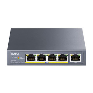 Cudy GS1006P 6-Port Gigabit PoE+ Switch, 65W