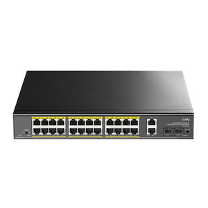 Products: Cudy GS1026PS2 24-Port Gigabit PoE+ Switch with 2 Uplink Gigabit Ports and 2 Gigabit SFP Slots 300W