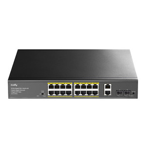 Cudy GS1018PS2 16-Port Gigabit PoE+ Switch with 2 Uplink Gigabit Ports and 2 Gig…