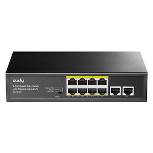 Cudy GS1010P 8-Port Gigabit PoE+ Switch with 2 Gigabit Uplink Ports 120W