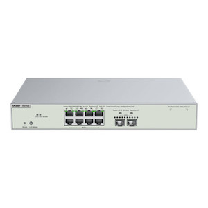 Ruijie Reyee RG-NBS5300-8MG2XS-UP L3 Managed Switch, 8-Port 2.5 Gbps PoE++, 2-Po…