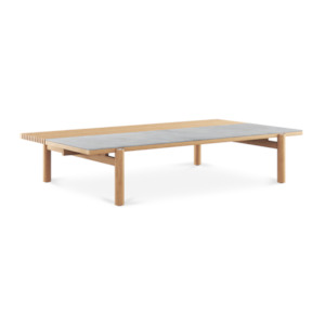 RAOUL Teak and Ceramic Coffee table- 180cm