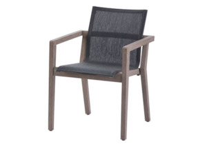 COPENHAGUE Outdoor Dining Arm Chair - Vasco Black