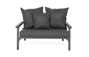 Furniture: CLASSIQUE Outdoor Sofa 186cm Wide - Charcoal Frame - NOW 50% OFF - - LIMITED STOCK