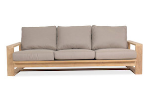 NATHAN Outdoor Sofa A Grade Teak Frame - 3 person 220cm