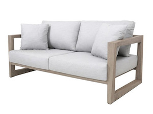 SKAAL Teak 2.5 person Outdoor Teak Sofa by Les Jardins