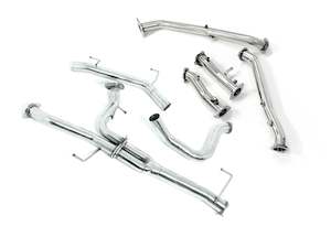 Exhaust Components: Toyota Landcruiser 200 Series (2015+) Stainless DPF-Delete Turbo-back Exhaust