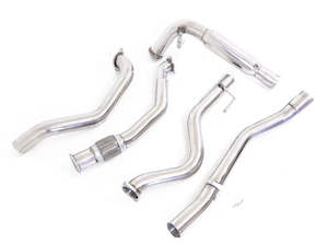 Exhaust Components: Toyota Landcruiser 105 Series (1998-2007) HZ DTS TURBO Stainless Steel Exhaust