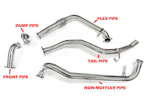 Toyota Landcruiser 80 Series (1990-1998) 4.2L 3" PPD EXHAUST PARTS - SUIT PPD EXHAUST