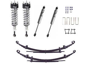 D Max 2012 2016: Nissan Navara (2015+) NP300 2" suspension lift kit (LEAF SPRING) - A1 Fox Tour Pack