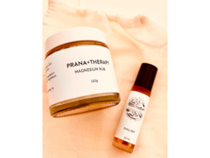 Health supplement: Prana+Therapy infused magnesium rub & CHILL OUT Wellness Bundle