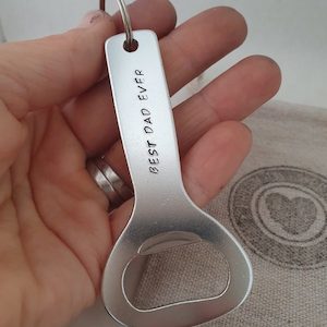 Key Ring Personalised Gift Silver Dog Tag