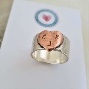 All My Love - Copper Heart Ring - Precious Imprints