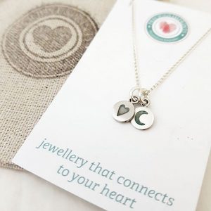 Love You to the Moon and Back Necklace - Precious Imprints