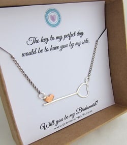 Wedding Gifts Keepsakes Bridesmaids Pendant Personalise