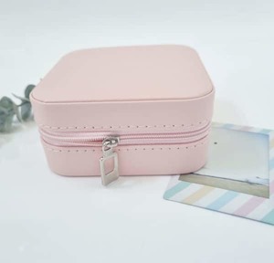 Monogrammed Travel Jewellery Box - Pink - Precious Imprints