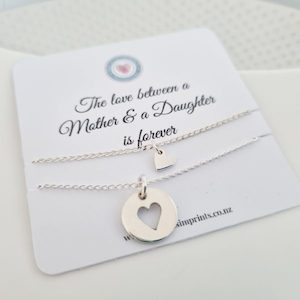 Mother & Daughter Pendant set - Precious Imprints