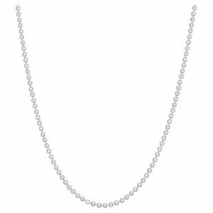 Omnia Sterling Silver Diamond Cut Ball Chain | 50cm