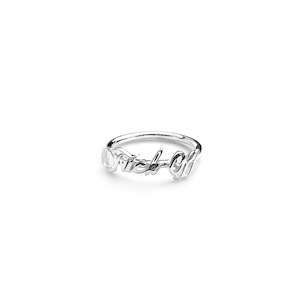 Stolen Girlfriend Club | Silver | Micro Warm Welcome | Ring | Size N