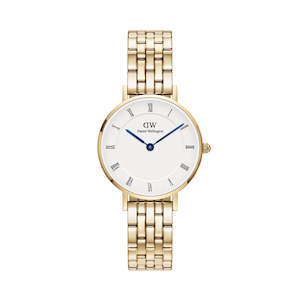 Daniel Wellington Petite Roman Numerals 5-Link | Gold