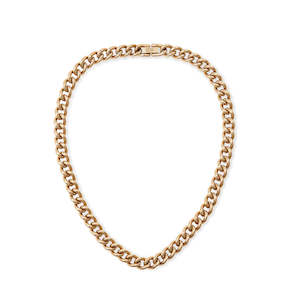 Daniel Wellington Chunky Chain Necklace | Steel RGP CZ | 41cm