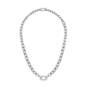 Daniel Wellington Crystal Link Necklace | Silver