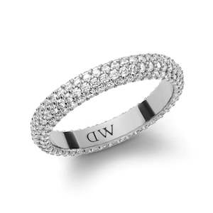 Daniel Wellington Pave Crystal Ring | Brass RH CZ | 56