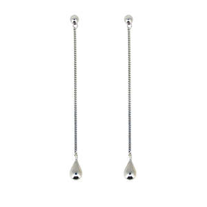 Boh Runga Droplet Drop Earrings | Sterling Silver