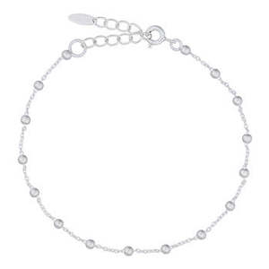 Celesti 'Gleam' Dot Bracelet | Silver